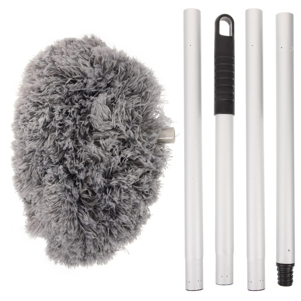 Ceiling Fan Extendable Duster Cobweb Duster with Extension Pole for Cleaning