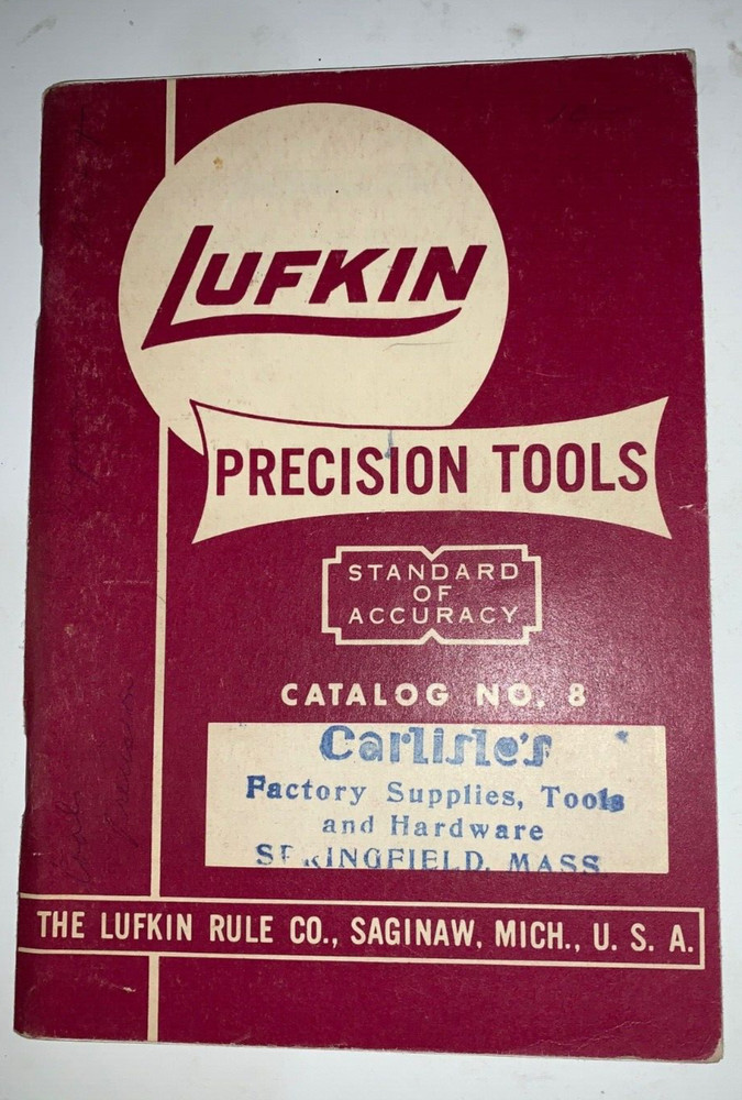 Lufkin Precision Tools Catalog #8