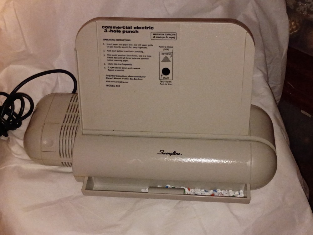 Swingline Upright Automatic Paper Puncher