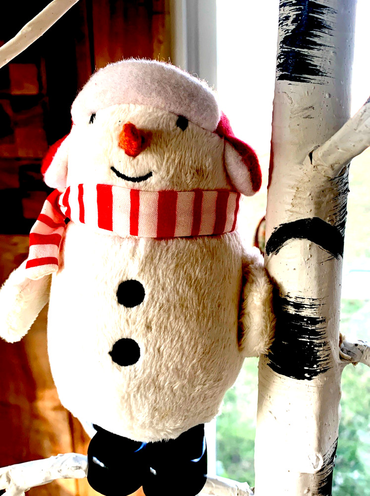 Vintage Hallmark Pooping Snowman Candy Dispenser With Tag