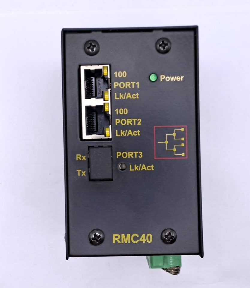 RUGGEDCOM AFC-RMC40-24-L200 ETHERNET SWITCH INDUSTRIAL STRENGTH NETWORKS