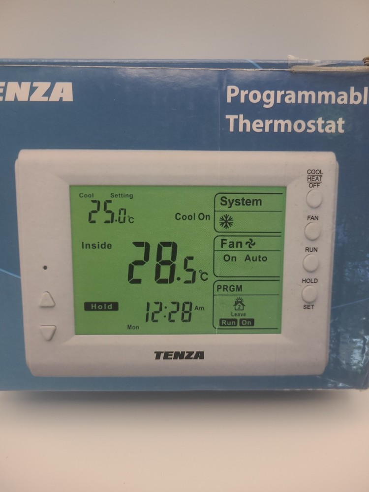 Tenza Digital Programmable Thermostat Model CPT10 5+2 Programmable