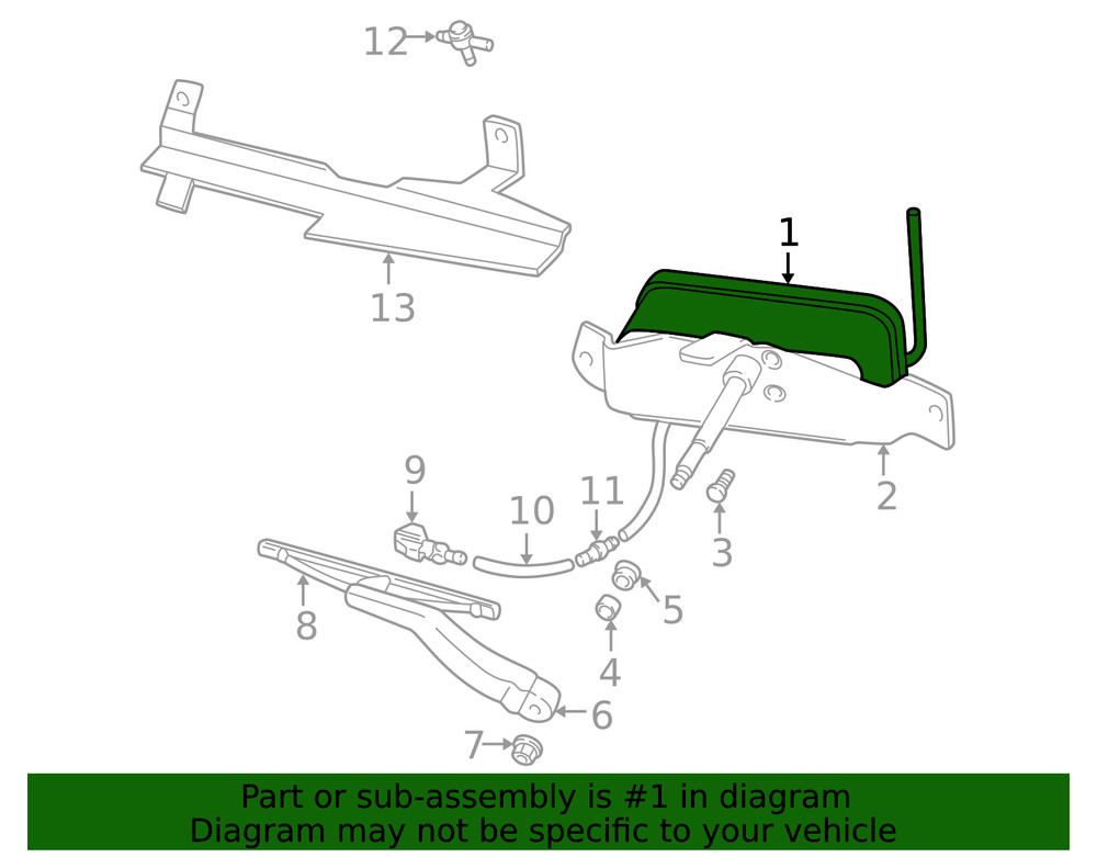 Genuine Volvo Wiper Motor 8620959