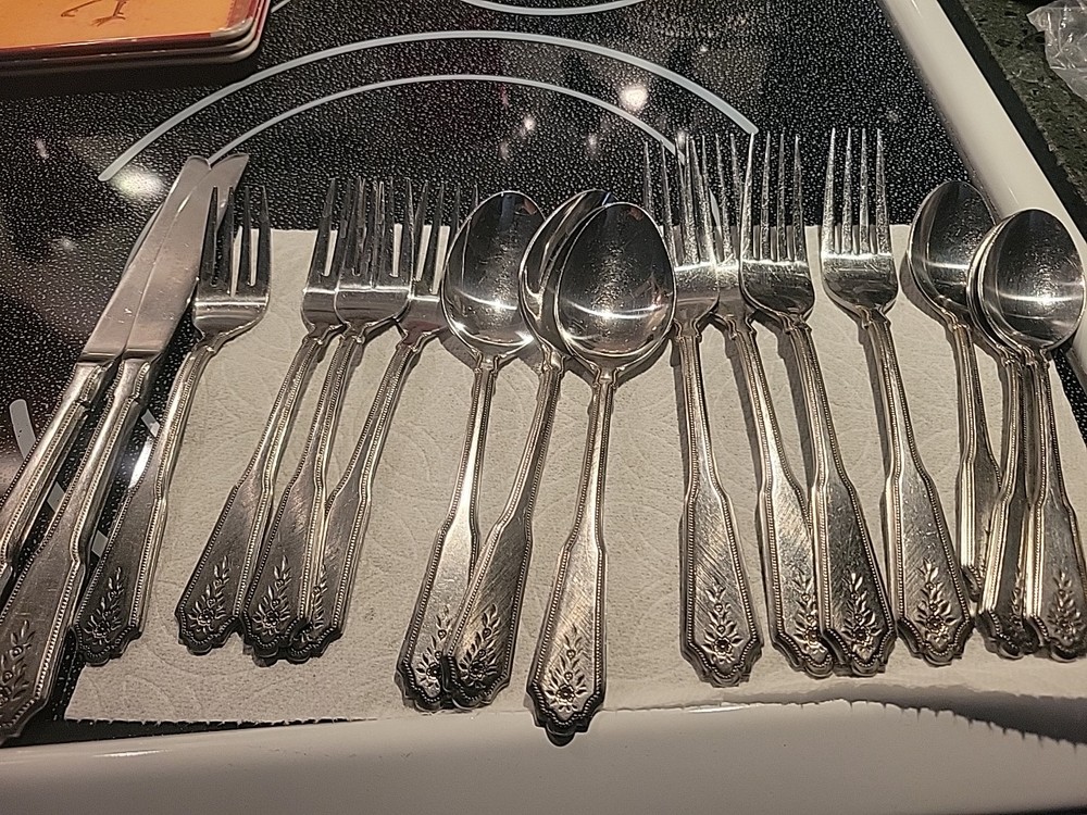 16pc VTG Rogers  Stainless KOREA Flatware Replacements