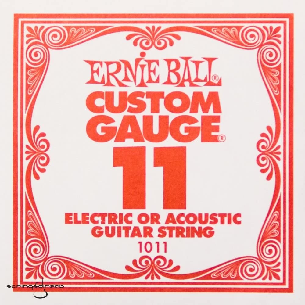 Ernie Ball Single .011 Plain Steel String