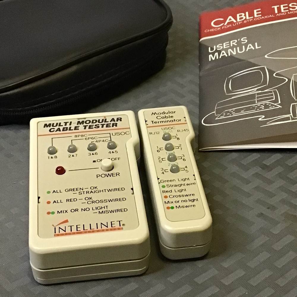 Intellinet Multifunction Cable Tester Multi-Network Terminator