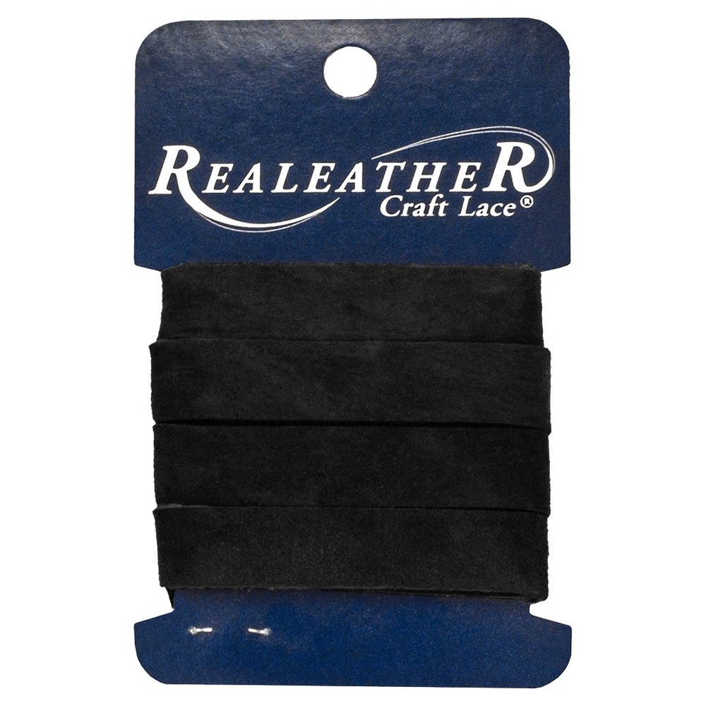 Suede Strip .5"X36" Black