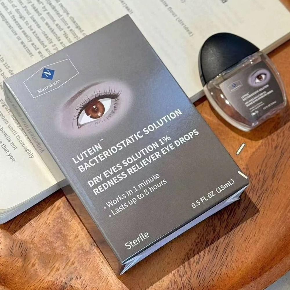 Bacteriostatic Solution, Dry Eves Solution 1% Redness Eye Reliever Drops B5T2