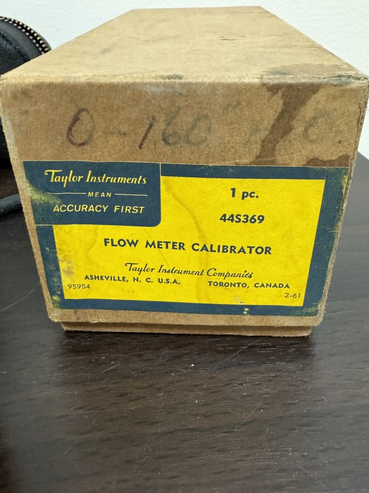 Taylor Flow Meter Calibrator 44S369