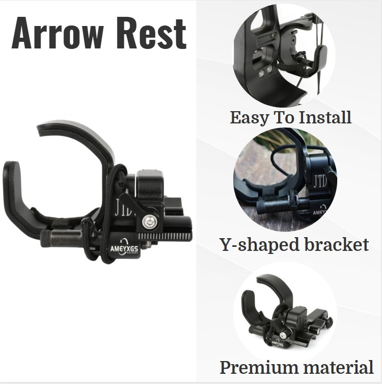 Drop Away Arrow Rest Fall Micro Adjustable Archery Compound Bow Hunting Shoot RH
