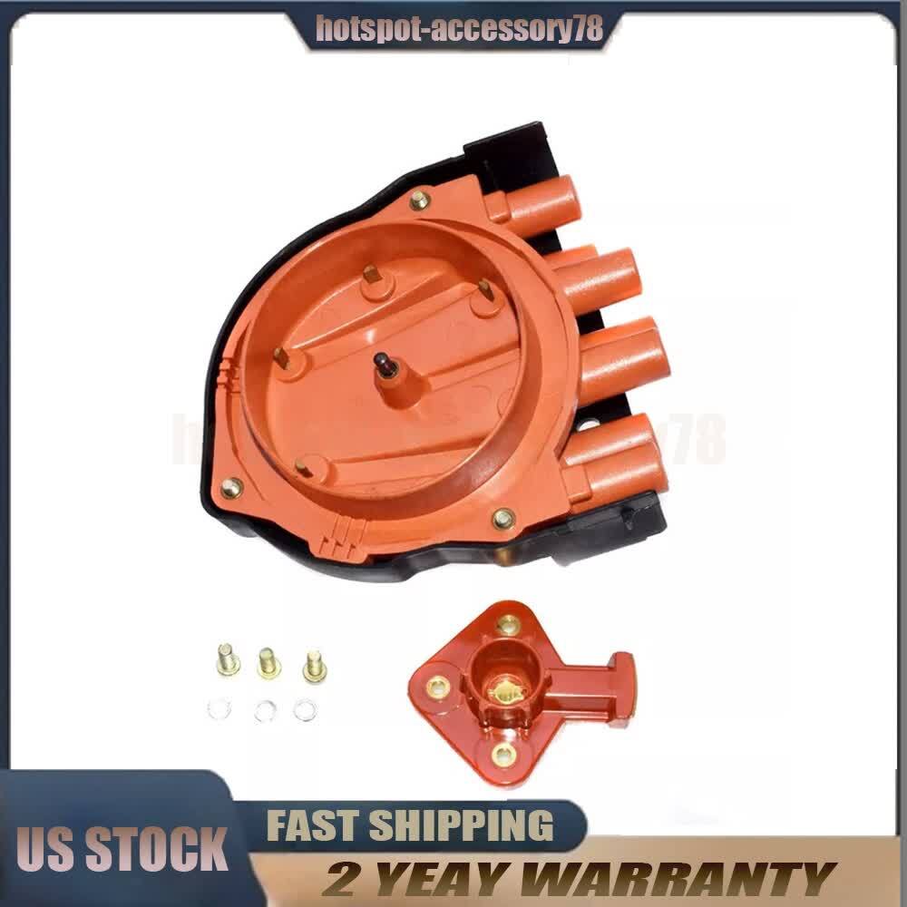 For BMW E23 E24 E28 E30 E31 E32 New Distributor Cap & Rotor 12111725070 US