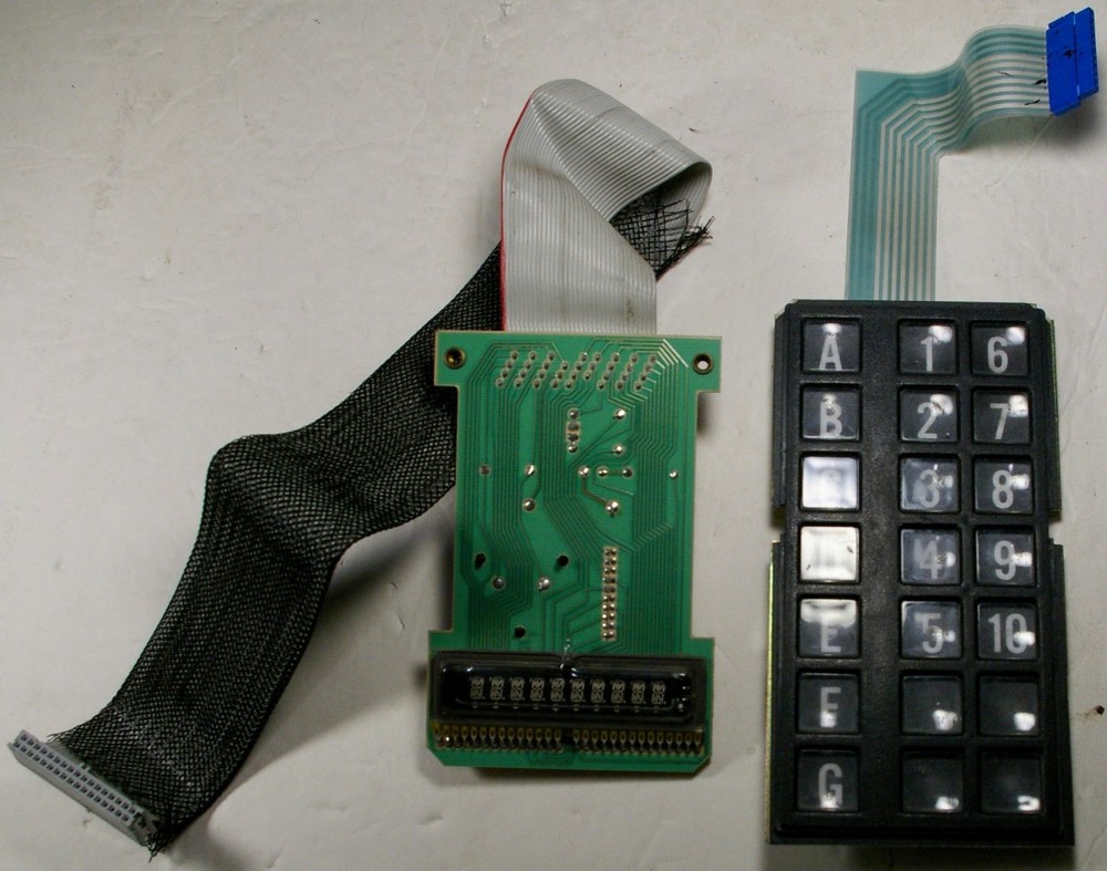 National 145 SNACK VENDING MACHINE CONTROL BOARD Keyboard & Display Tested