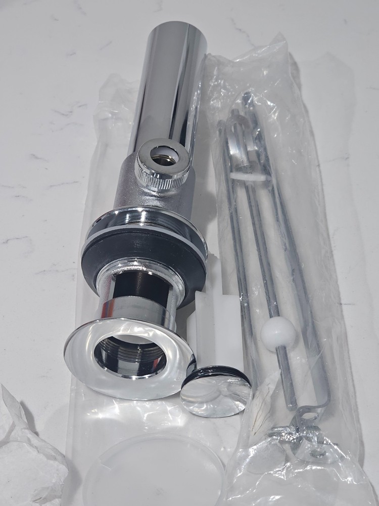 Bathroom Sink Drain Assembly - NEW - 6 Pack - Chrome - SHIPS SAME DAY!