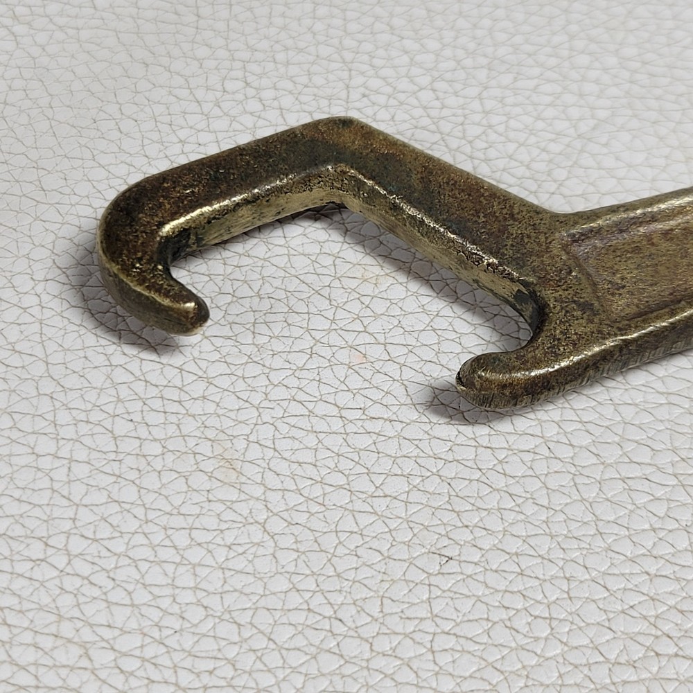 Maddock Brass Spanner Bung Hose Wrench 8.75" Vintage Tool