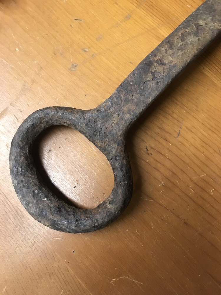 Antique Primitive Cast Iron Pump Handle Hand Forged Jack Hydrant Repurpose