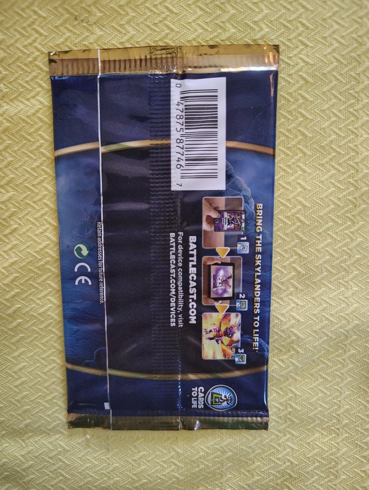 Unopened Skylanders Battlecast Loose Booster Pack
