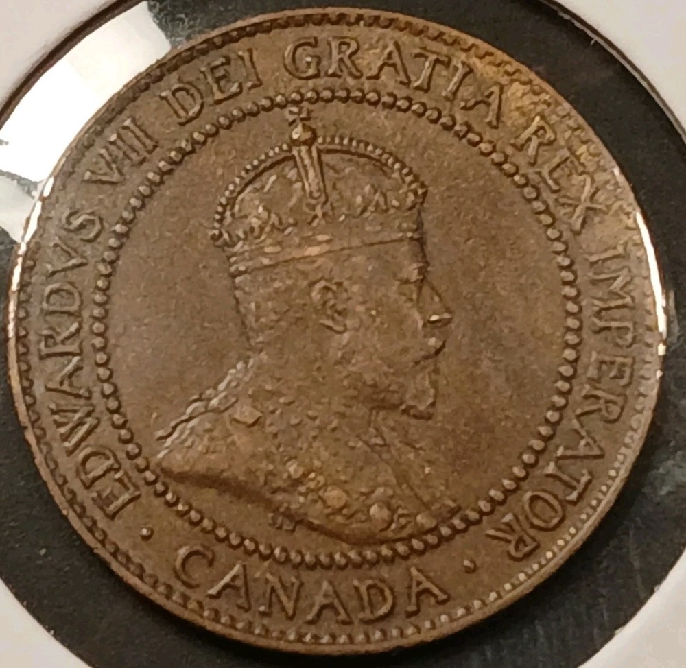 1910 Canada Edward VII Large Cent #4