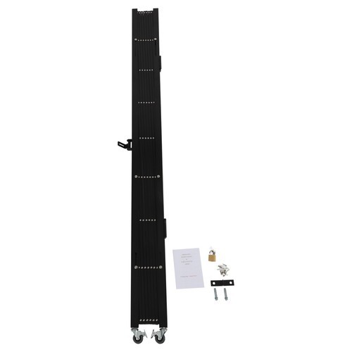 360° Rolling Barricade Gate Expanding Folding Security Gate Security Door 2.2*2m