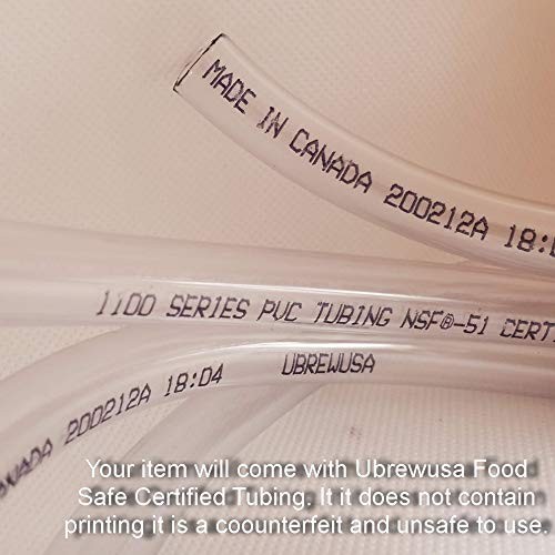 Mini Auto Siphon With 3 Ft Food Grade Vinyl Hose 3/8 Inch For Beer Wine Mead