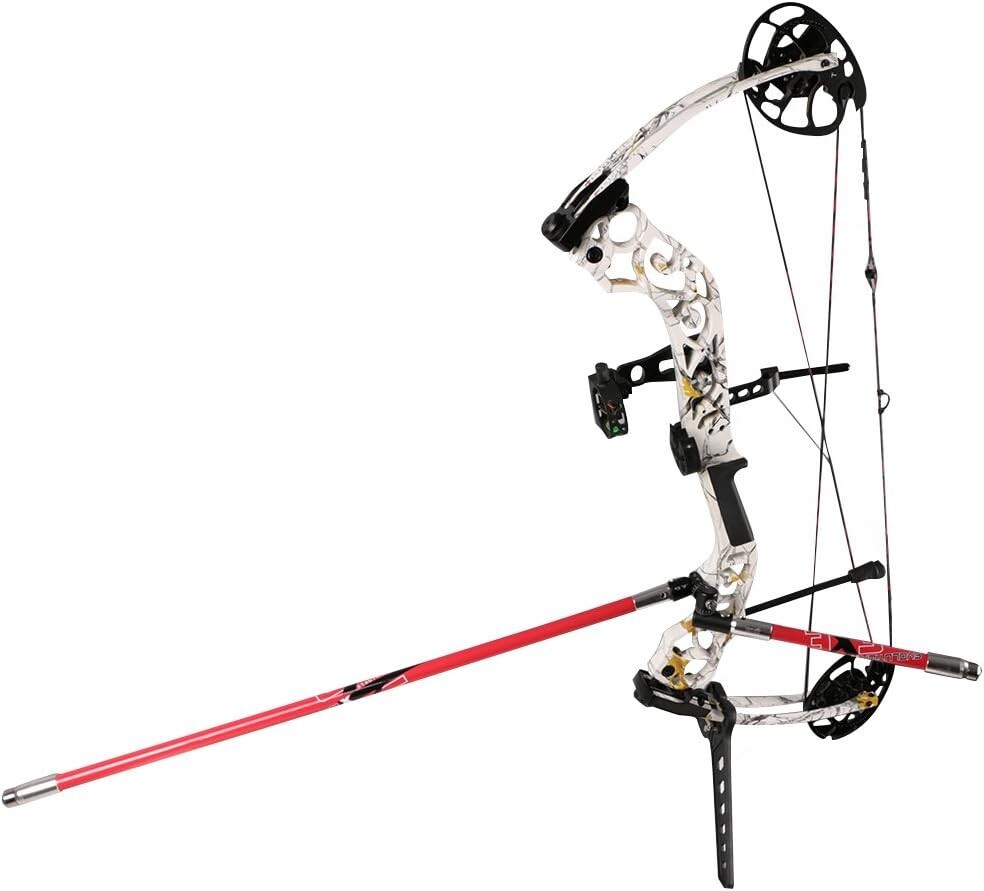 Single Side V Bar Adjustable Quick Disconnect Mount Compound Bow Rod Stabilizer