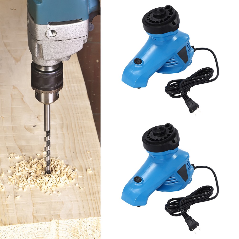2PCS Drill Bit Sharpener Grinder Electric Twist Drill Sharpener for 3‑12mm