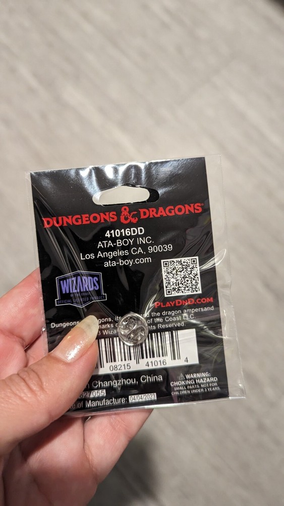 Dungeons And Dragons Natural 20 Lapel Pin