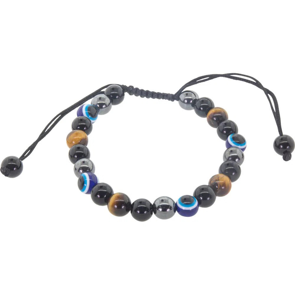 Adjustable Bracelet 8mm Round Bead