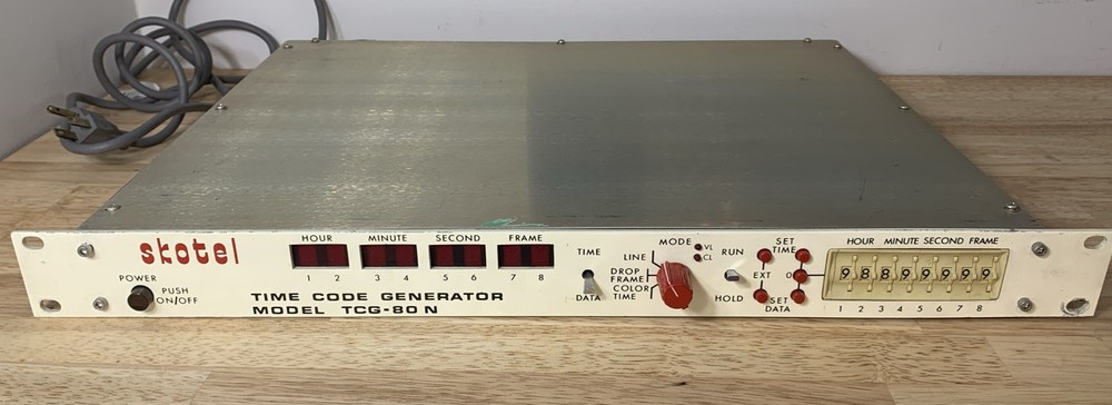 Vintage Skotel Time Code Generator Model TCG80 N - See Description