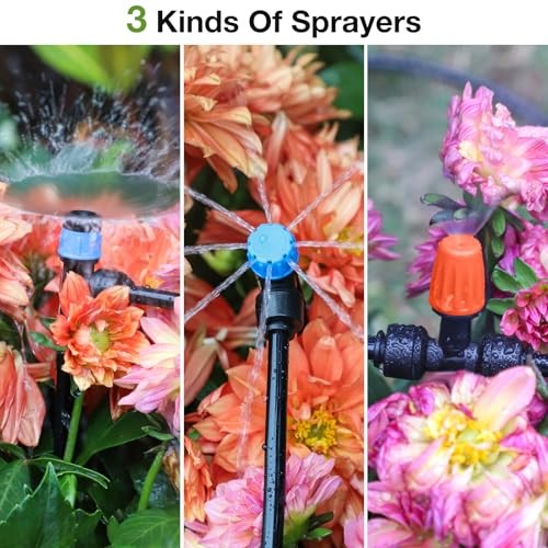 Greenhouse Micro Drip Irrigation Kit Automatic Irrigation System Patio