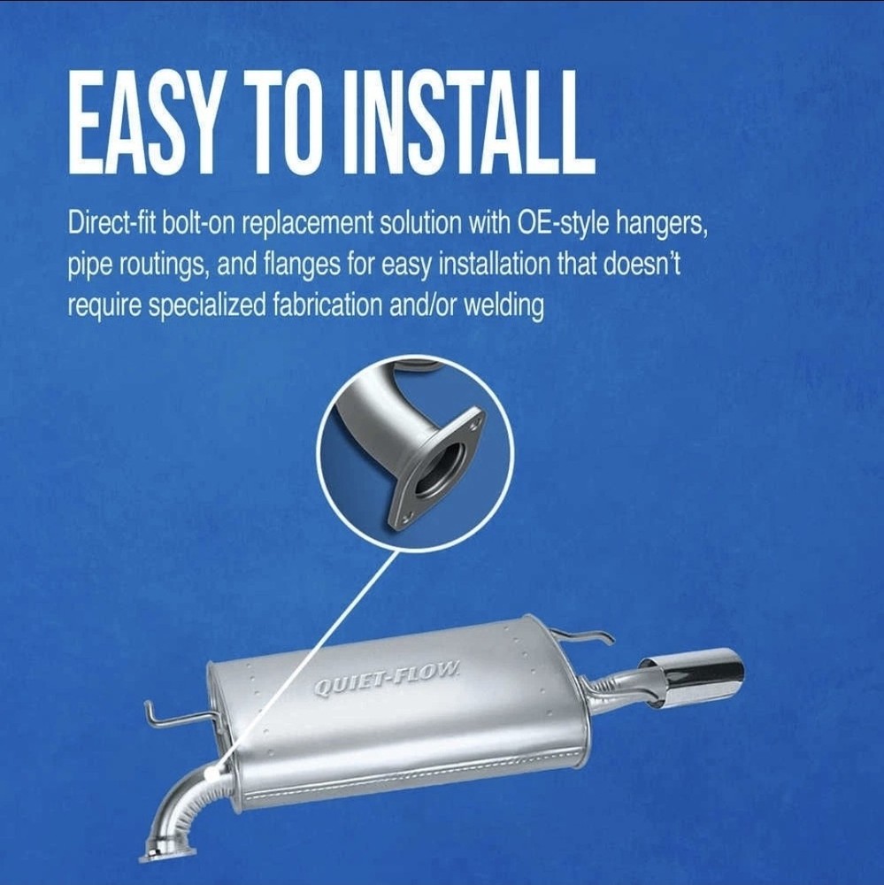 Exhaust Muffler-Quiet-Flow SS Walker 21690