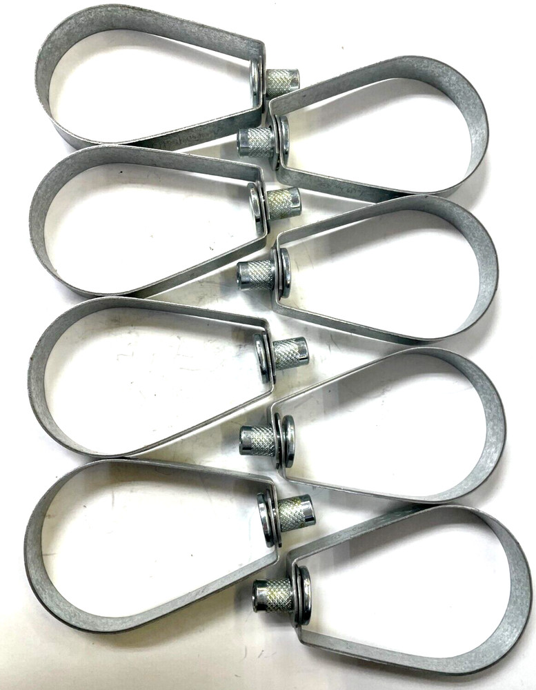 2" GALVANIZED STEEL HANGING CLAMP 3/8" BY #16 THREAD
