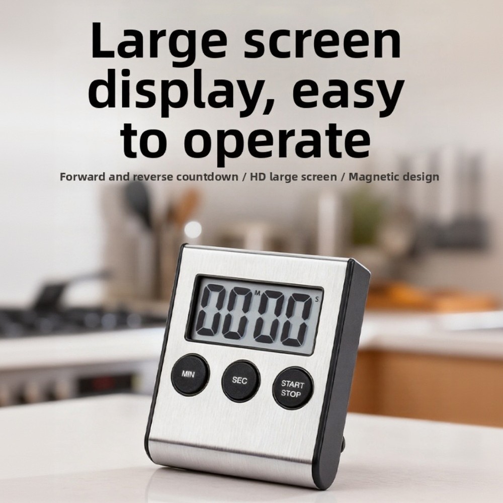 For Kitchen Alarm Timer Manager with Magnetic Display and Multiple Modes