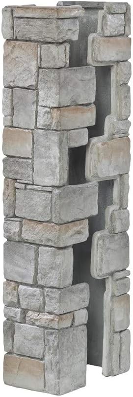 Deckorators 42" Cobblestone Postcover 2 Piece - Gray