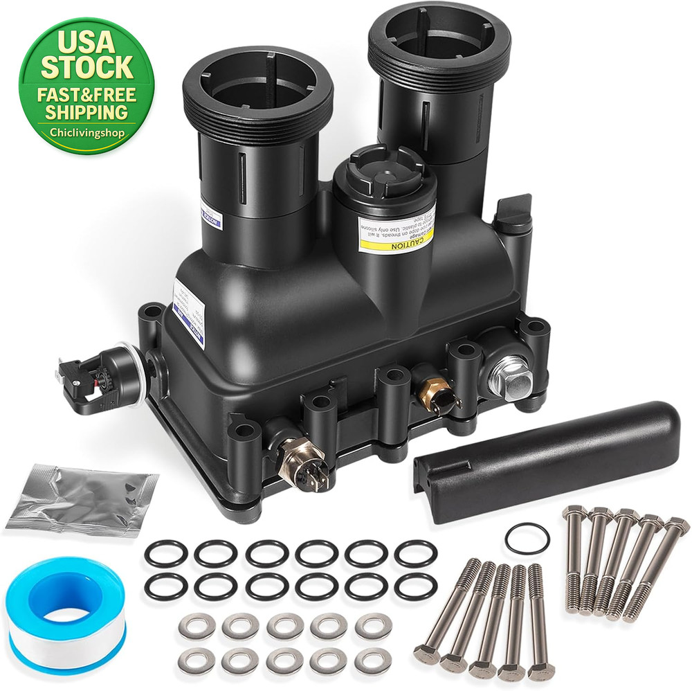 Pool Heater Manifold Replacement Kit Compatible Mastertemp Max-E-Therm