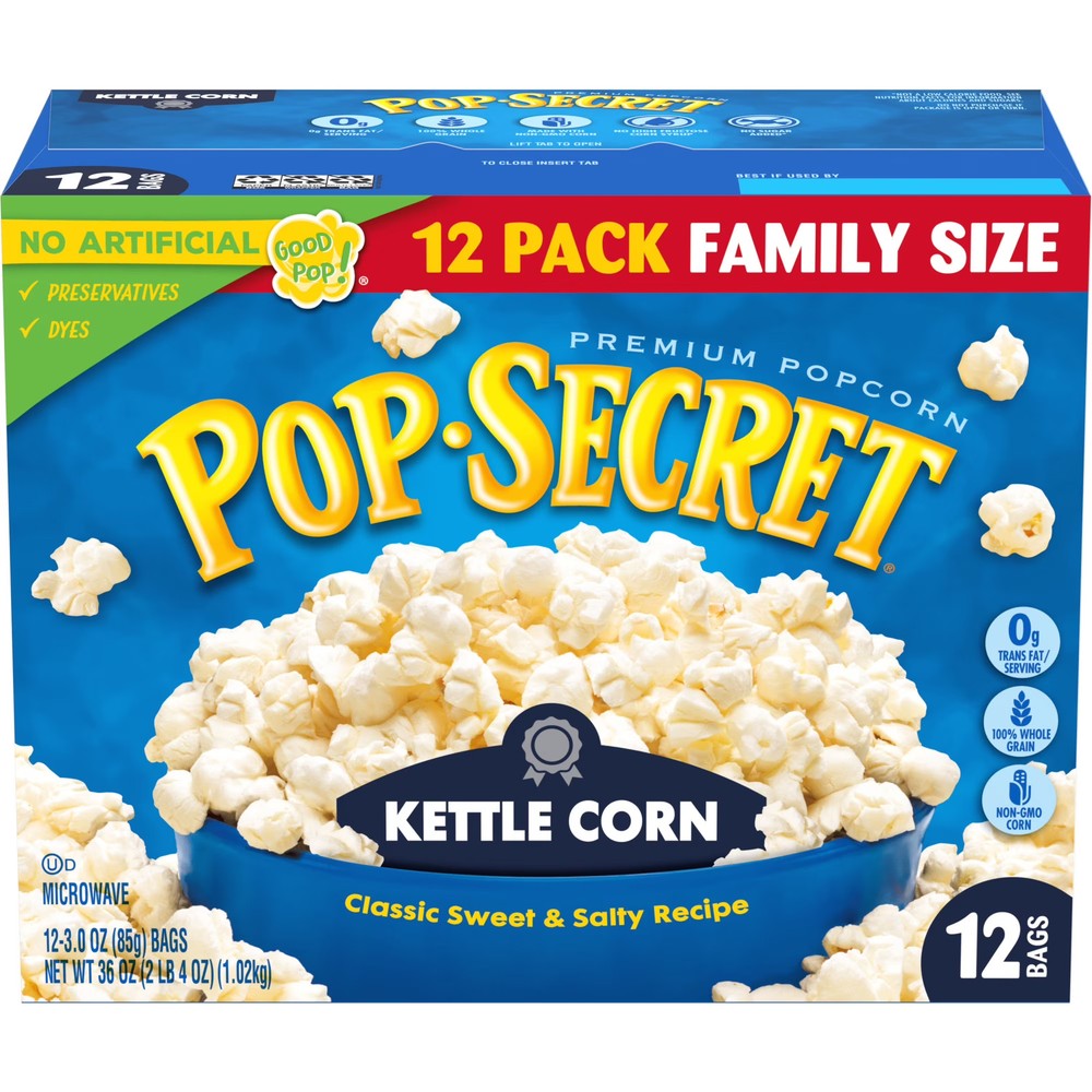 Kettle Corn Microwave Popcorn Sharing Bags