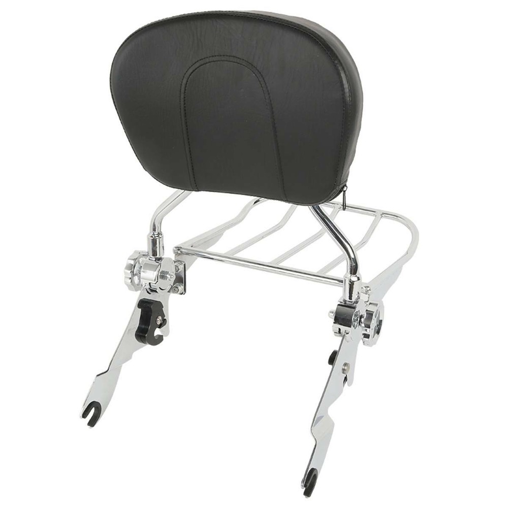Sissy Bar Backrest Rack Docking Kit Fit For Harley Touring Electra Glide 2014-up