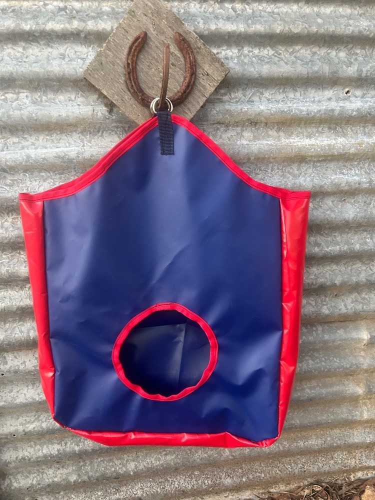 Ecotak PVC Hay Bag - navy & red Ecotak