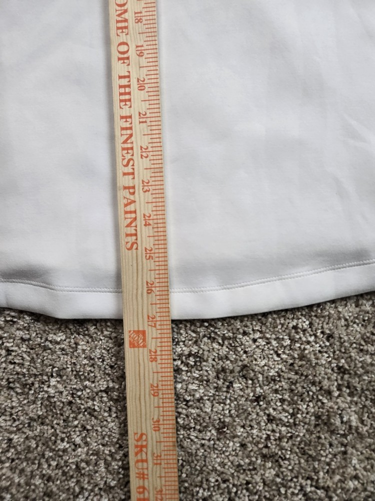 Zero Restriction Golf Hoodie Mens Small White Pullover Fleece Sweatshirt