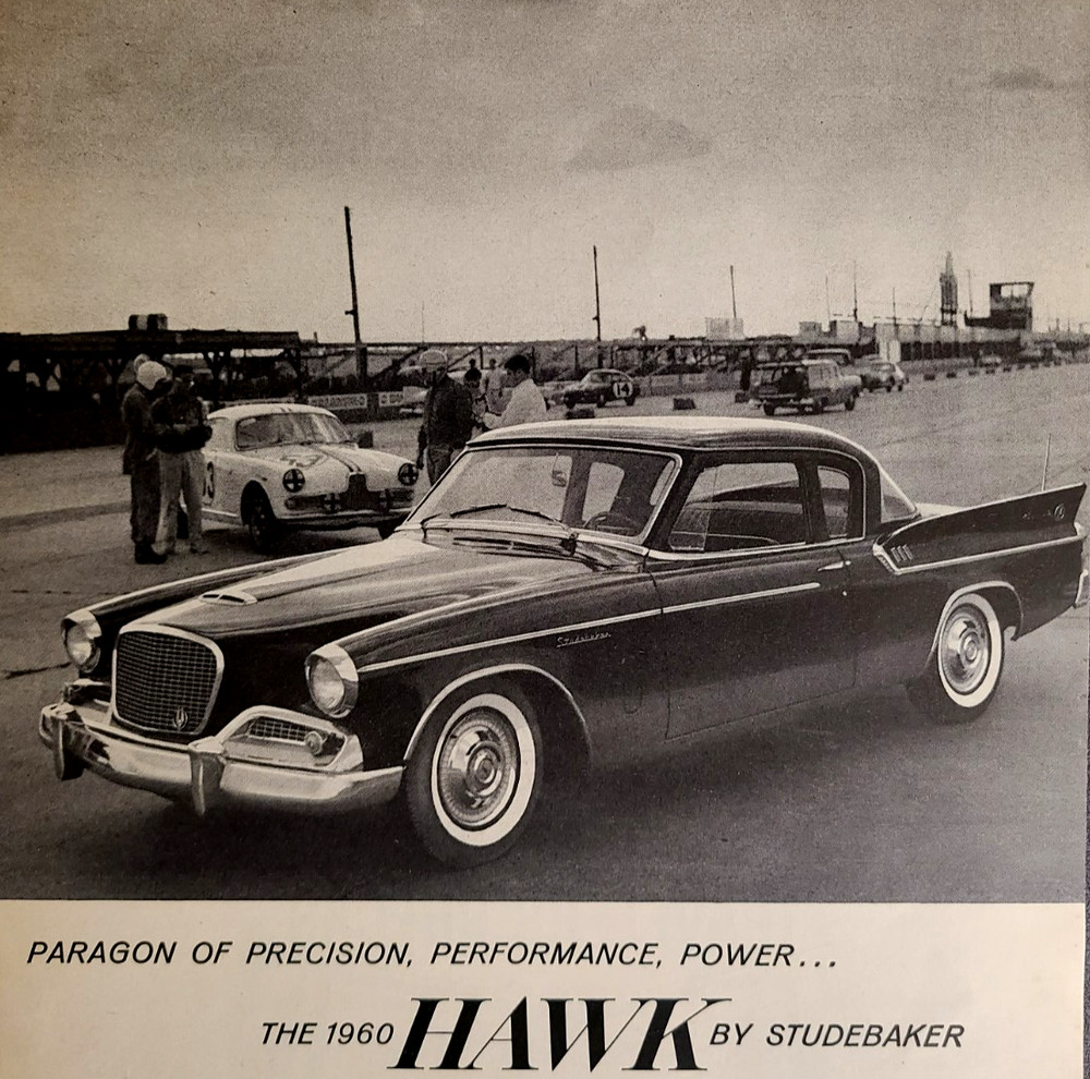 Studebaker Hawk Original 1960 Vintage Print Ad Wall Art