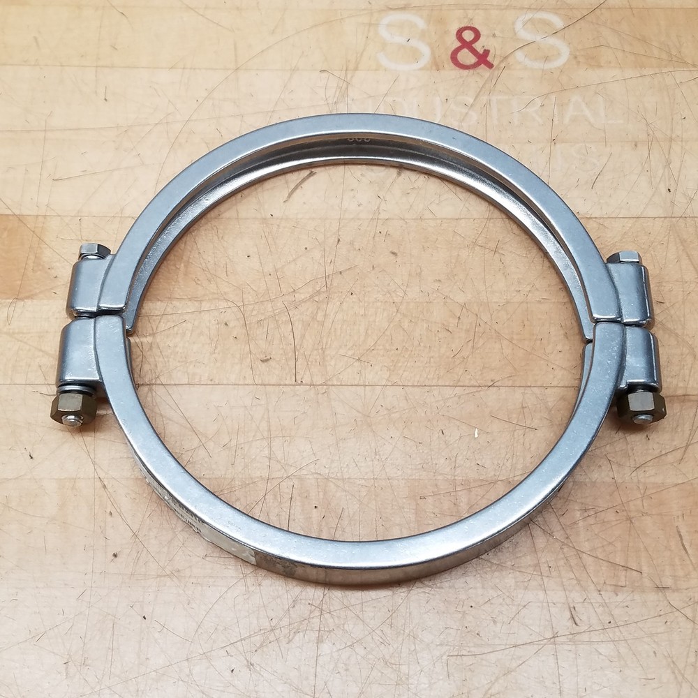 Dixon Tri Clover Clamp, 8", Double Sided Bolt - USED