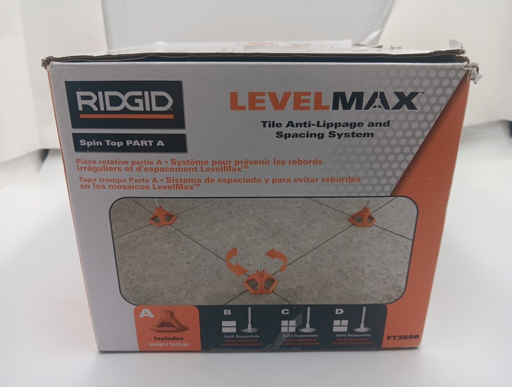 Rigid LevelMax Tile Lippage Reduction Spacing System Top Only Part A 100-Pack