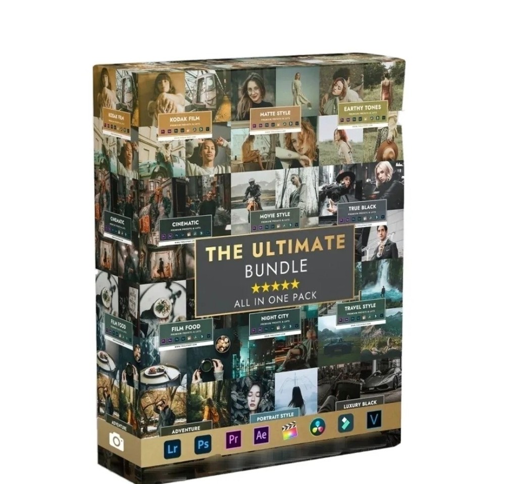 Premium  ULTIMATE BUNDLE Luts&Presets + 2 bundles gift