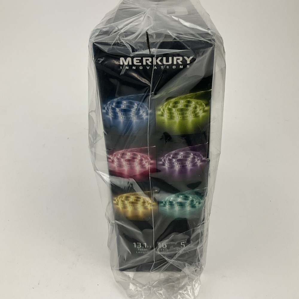 Merkury Innovations FlexGlo Flexible Multi-Colored LED Light Strips 13 Ft