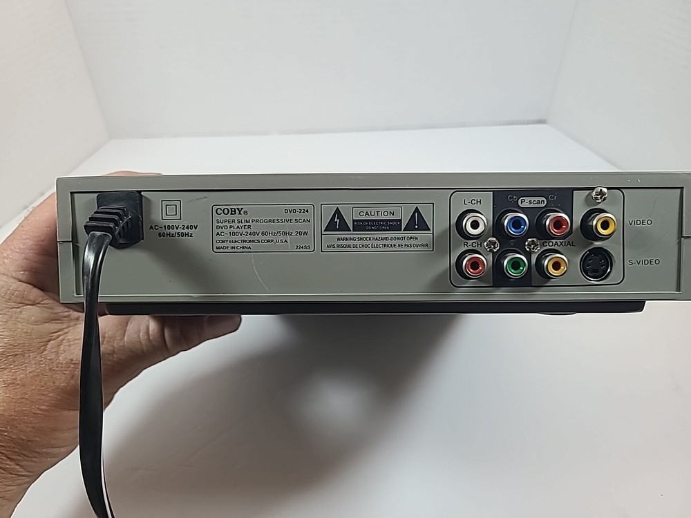 Coby DVD224 DVD Player With Remote Tested and Working