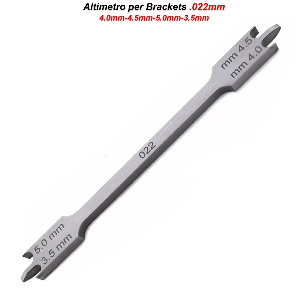 Altimeter Mount Positioning Gauge for Orthodontic Meter Bracket