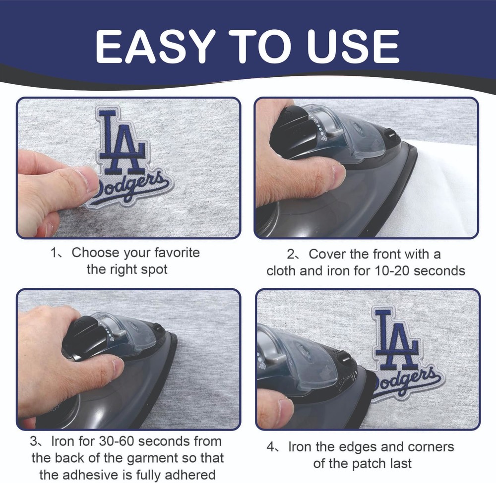 Los Angeles Dodgers Iron On Patch - Sew Patch - Embroidered Patch