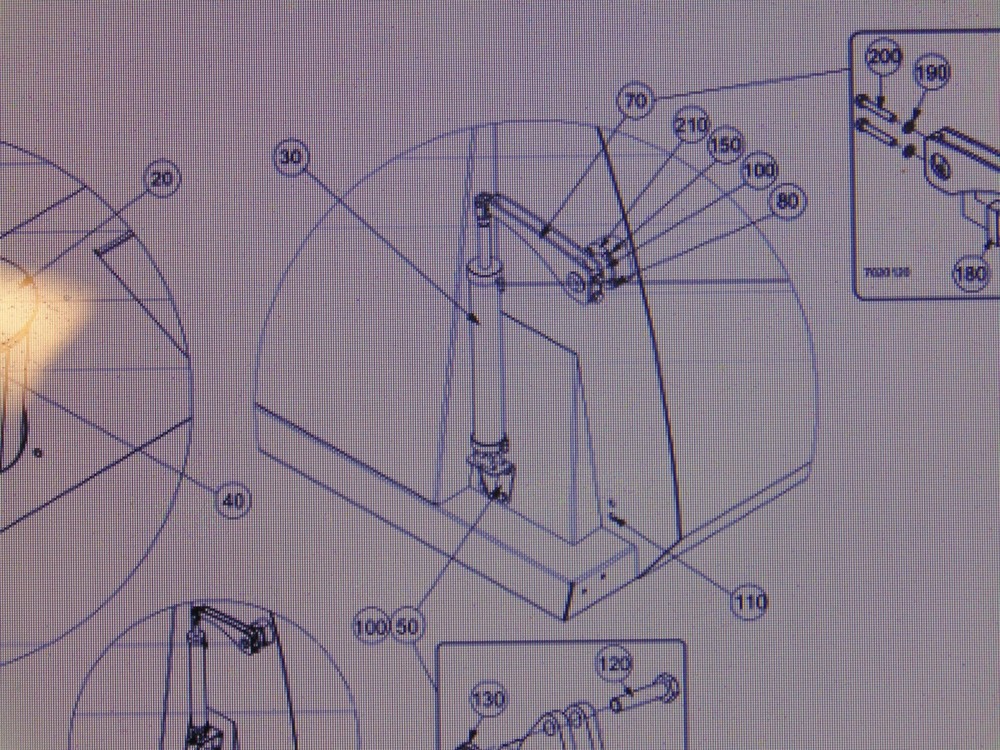 Johnston Sweeper AIR Cylinder 7004696, NEW
