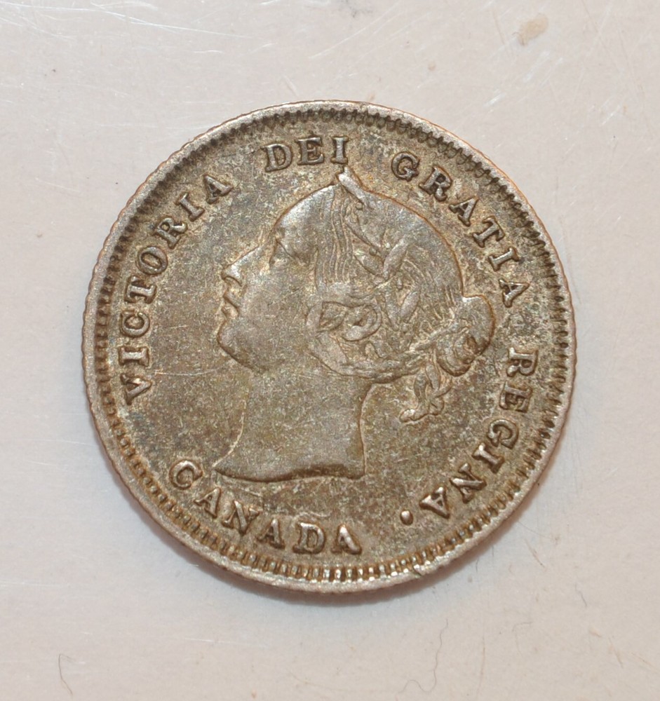 1881 H Canada 5 Cent