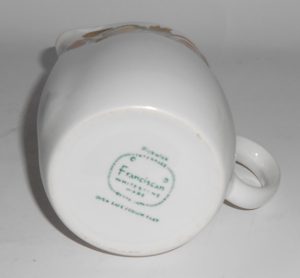 Franciscan Pottery Pickwick Creamer Mint