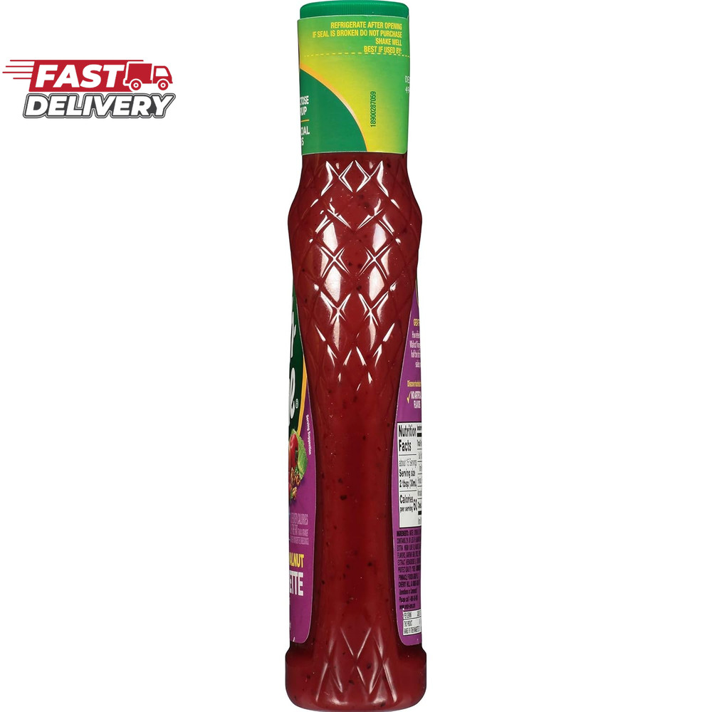 Wish-Bone Light Raspberry Walnut Vinaigrette Dressing,15 FL Oz Bottle
